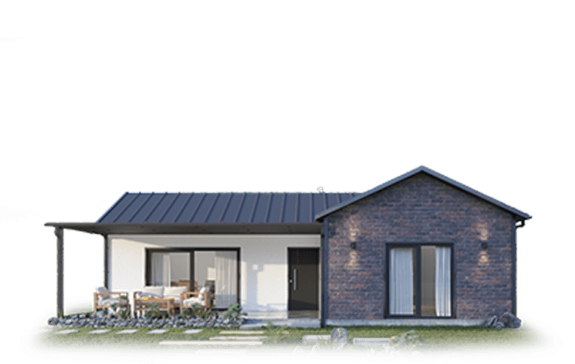 tek katlı çelik ev model örneği